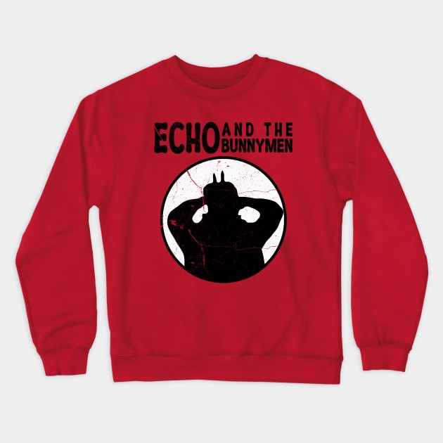 echo bunnymen tribute Crewneck Sweatshirt by Cheese Ghost From Cheese Factory